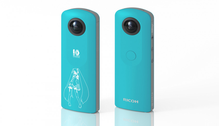 Hatsune Miku Edition နဲ့ထွက်ရှိလာမယ့် Ricoh "Theta SC" 360-Degree Camera