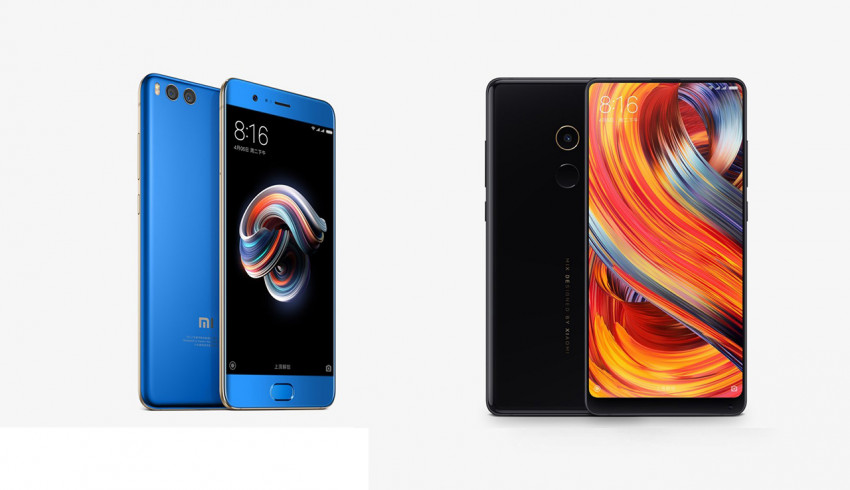 Mi MIX 2 နဲ့ Mi Note 3 ကို တပြိုင်တည်းမိတ်ဆက်လိုက်တဲ့ Xiaomi