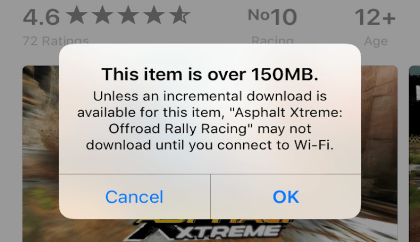 iOS 11 မှာ 150MB အထိရှိတဲ့ Apps တွေ၊ Games တွေကို Mobile Internet နဲ့ Download လုပ်နိုင်တော့မည်