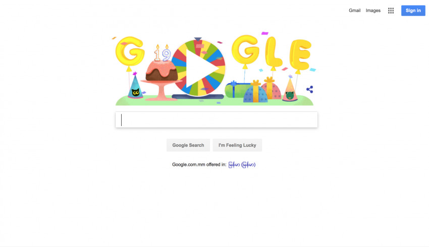 ၁၉ နှစ်ပြည့် မွေးနေ့ပွဲကို အမှတ်ရစရာ Doodle Game လေးတွေ ၁၉ ခုနဲ့ ဆင်နွှဲလိုက်တဲ့ Google
