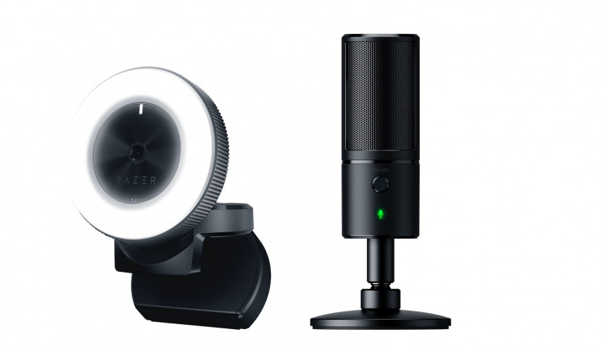 Razer ကနေ Streamer တွေအတွက် Seiren X Microphone နဲ့ Kiyo Webcam တွေကို ထုတ်လုပ် 