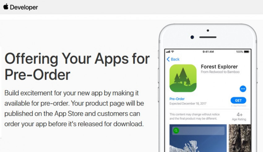 Developers တိုင်း iOS Apps အသစ်တွေကို App Store မှာ Pre-Order ပေးနိုင်ပြီ