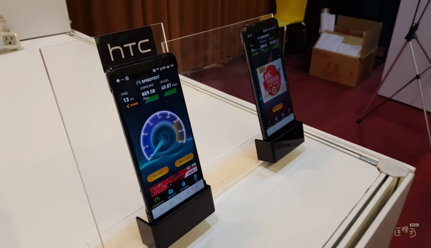 5G ကြိုးမဲ့ကွန်ရက်ကို Support လုပ်နိုင်မယ့် Prototype စမတ်ဖုန်းတစ်မျိုးကို ထိုင်ဝမ် 5G Event မှာ HTC ပြသ