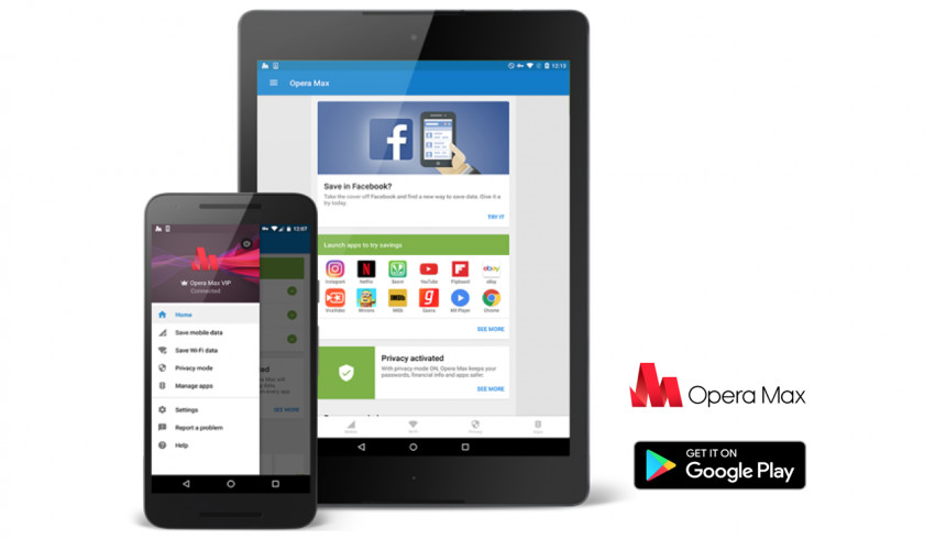 Facebook ဒေတာအသုံးပြုမှုကို ၅၀ ရာခိုင်နှုန်းအထိ ချွေတာပေးမယ့် Feature အသစ်ပါဝင်လာတဲ့ Opera Max 3.0 